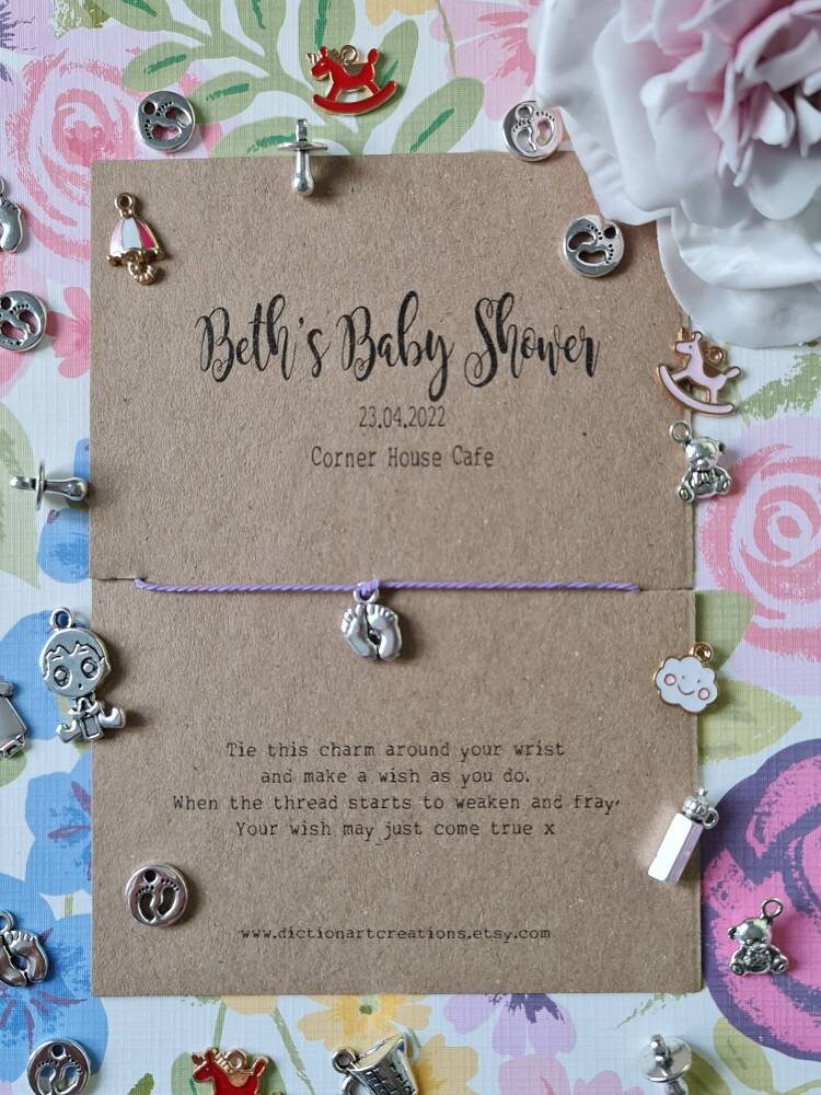Baby Shower Wish Bracelet