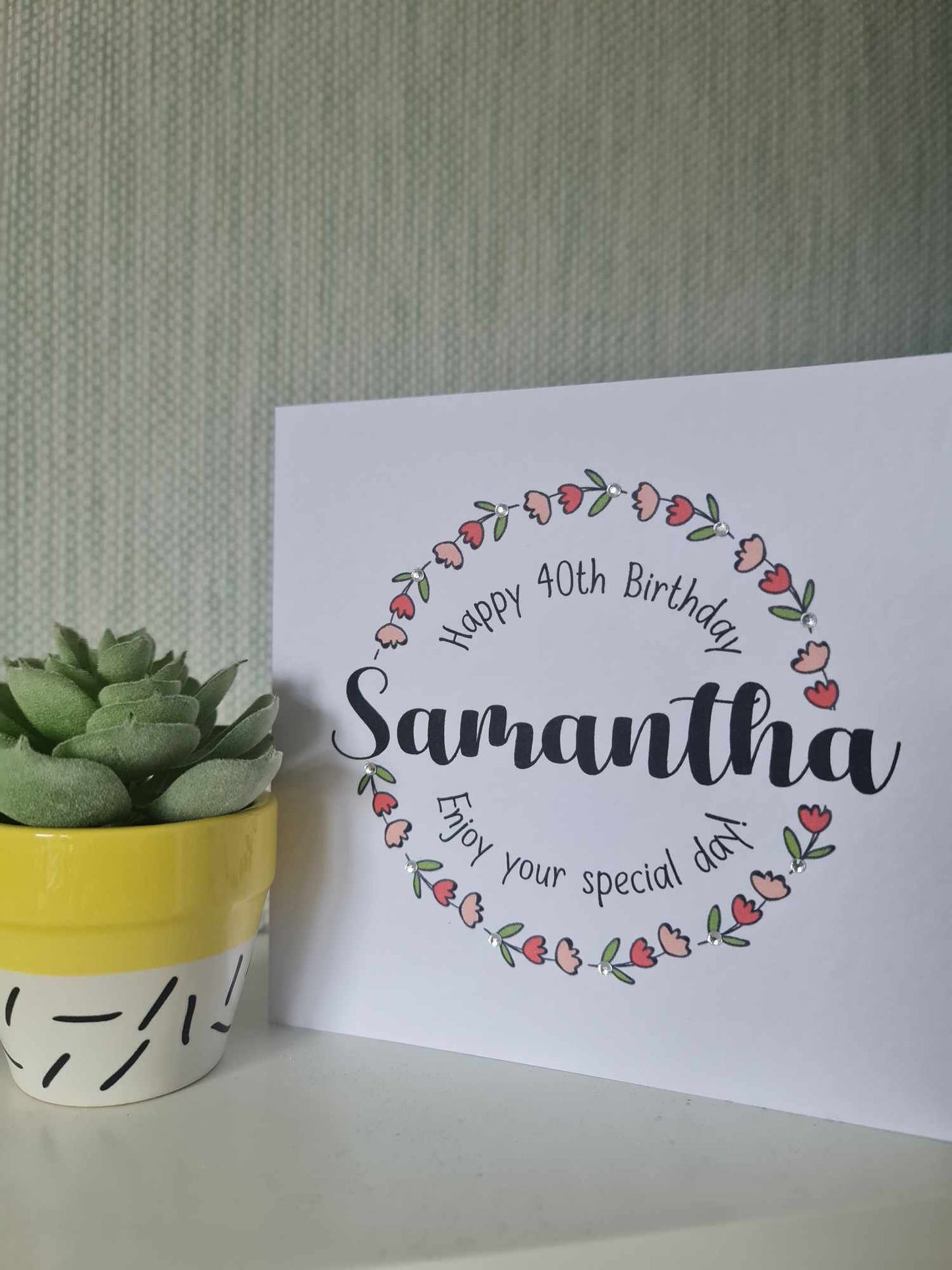 Personalised Ladies Birthday Card
