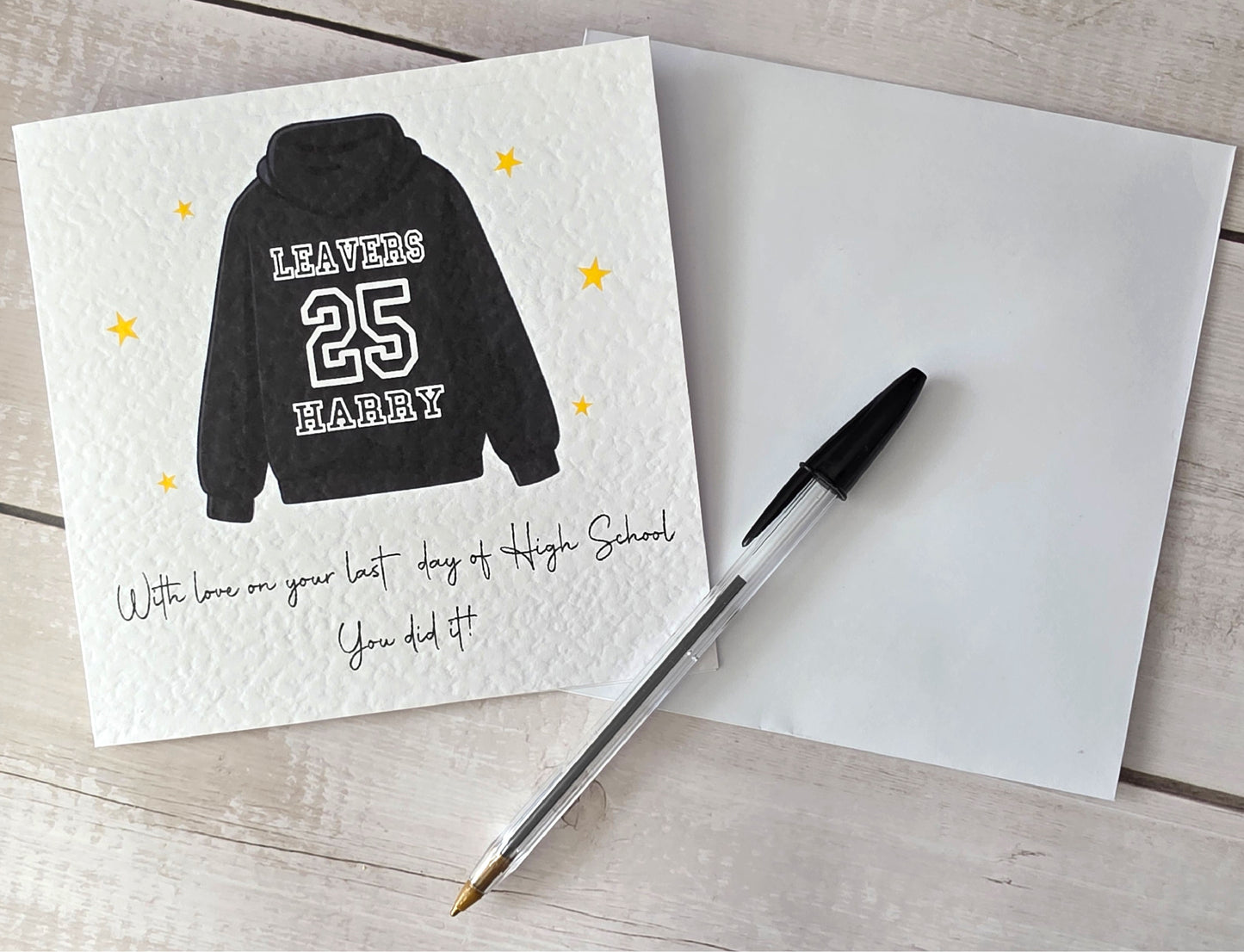 Personalised School Leavers Card