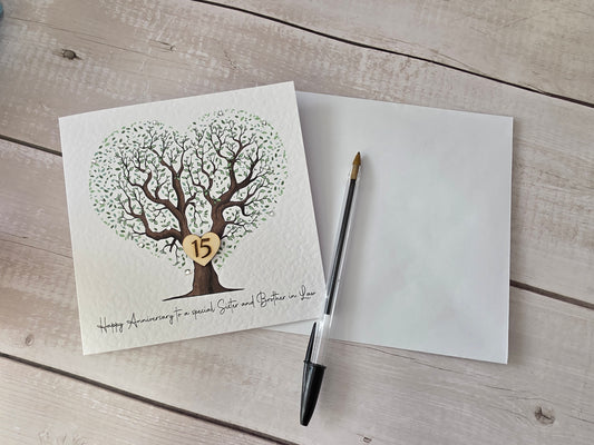 Personalised Anniversary Card