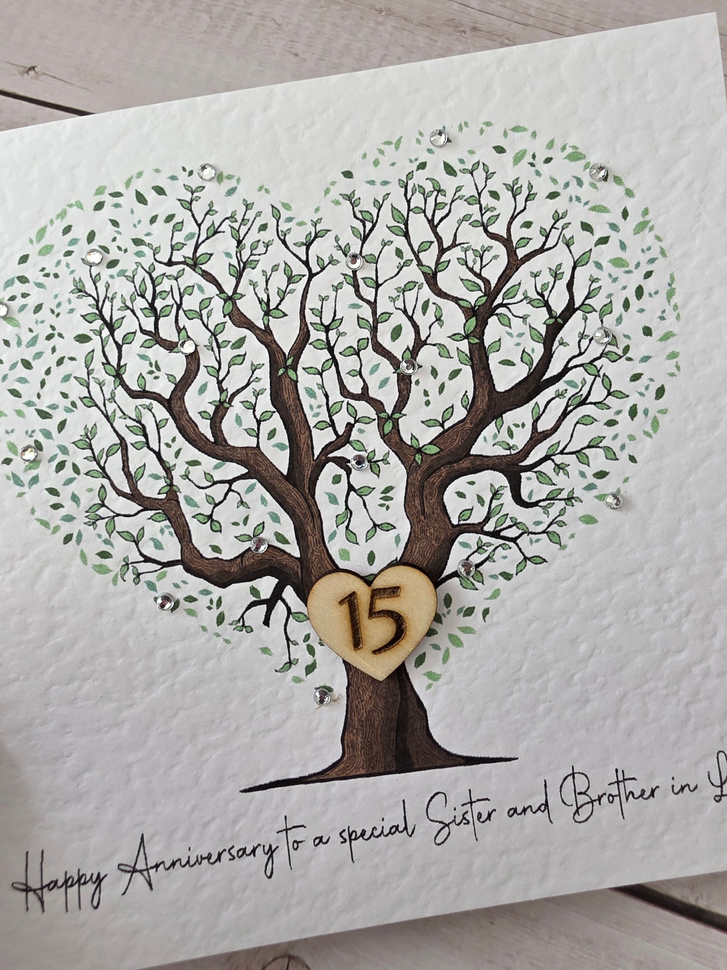 Personalised Anniversary Card