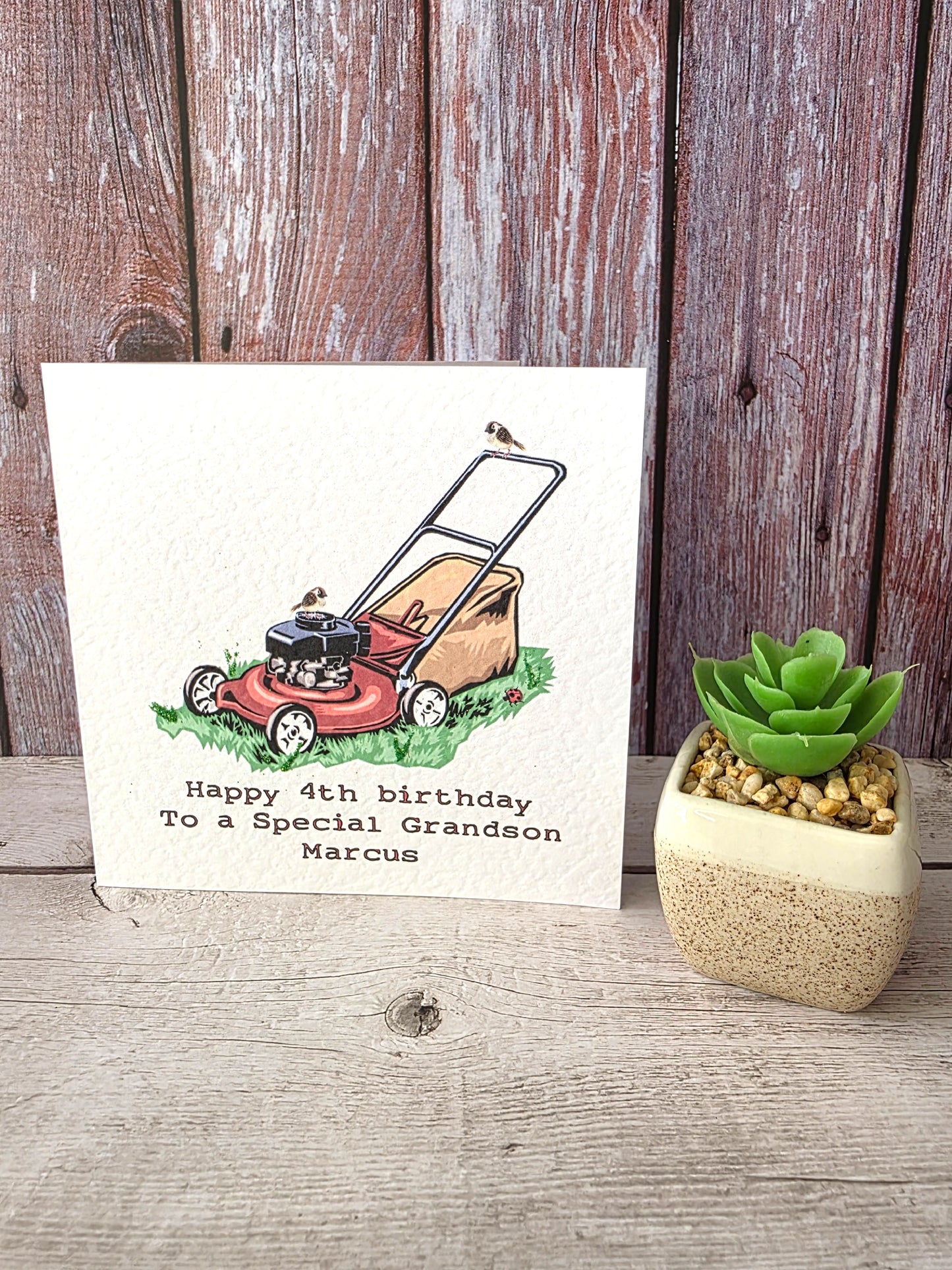 Personalised Gardening Birthday Card