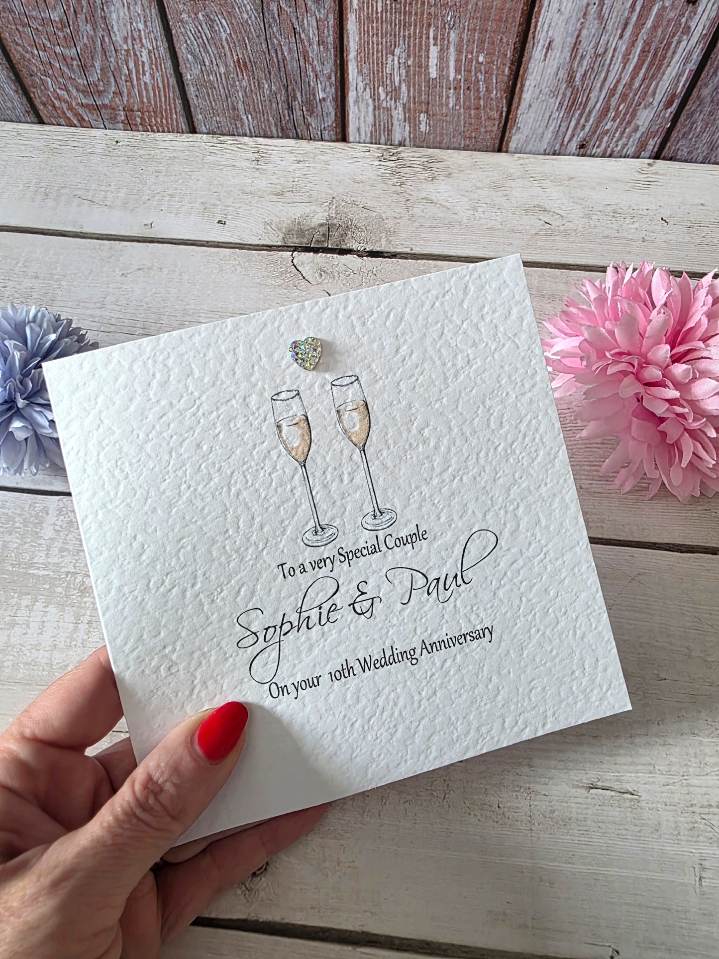 Personalised Anniversary Card