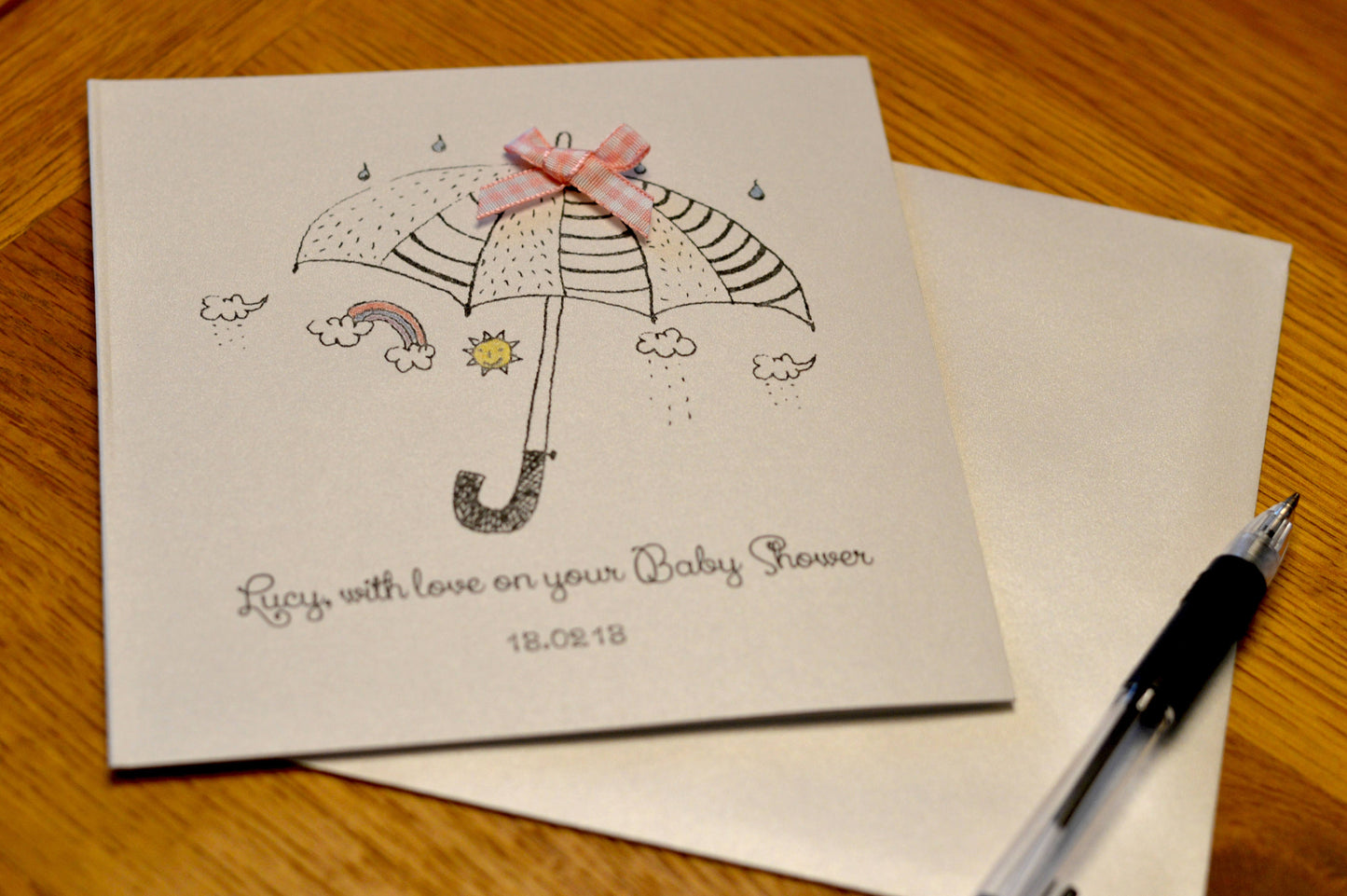 Personalised Baby Shower Card Boy