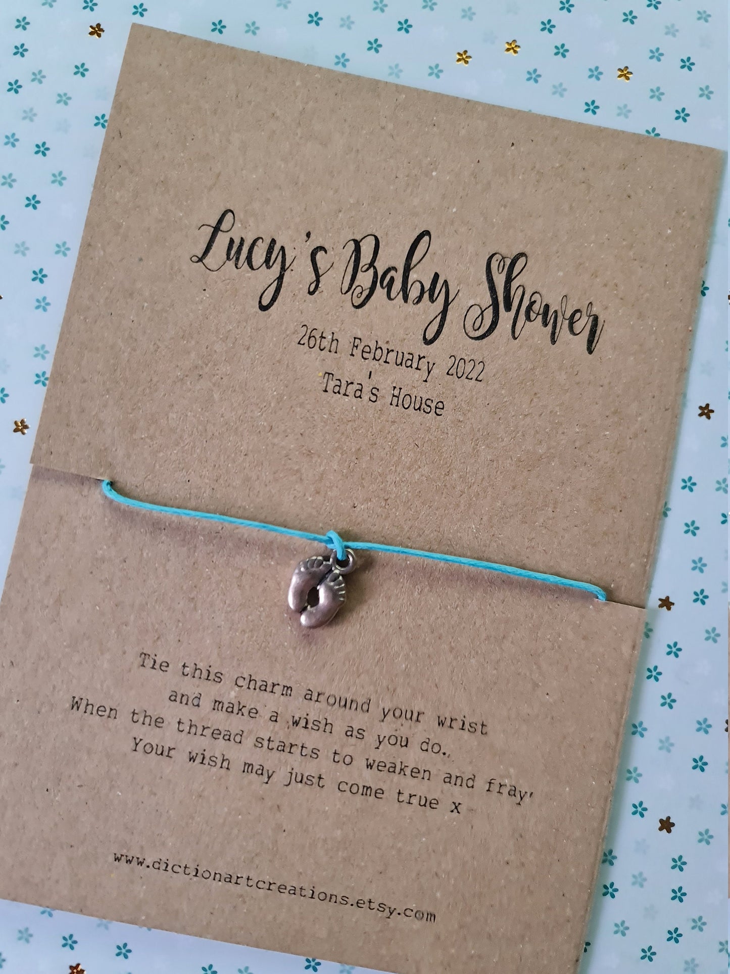 Baby Shower Wish Bracelet