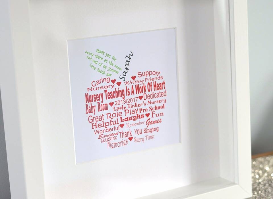 Personalised Teacher Thank You Gift