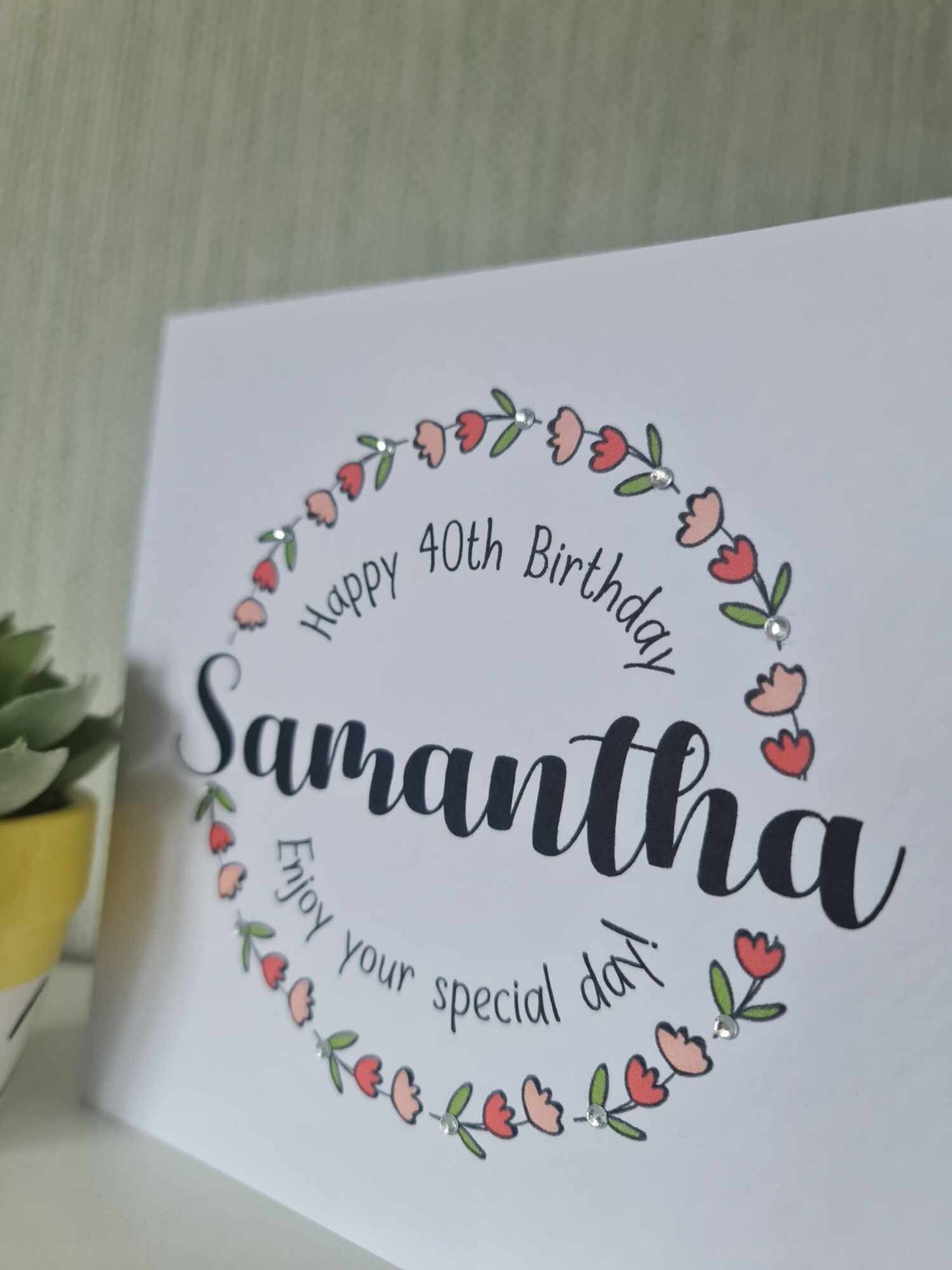 Personalised Ladies Birthday Card
