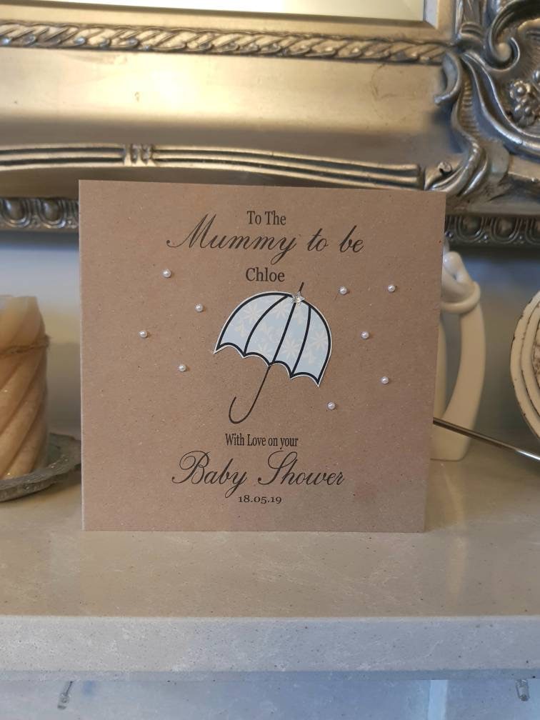 Personalised Baby Shower / Mummy to Be Card