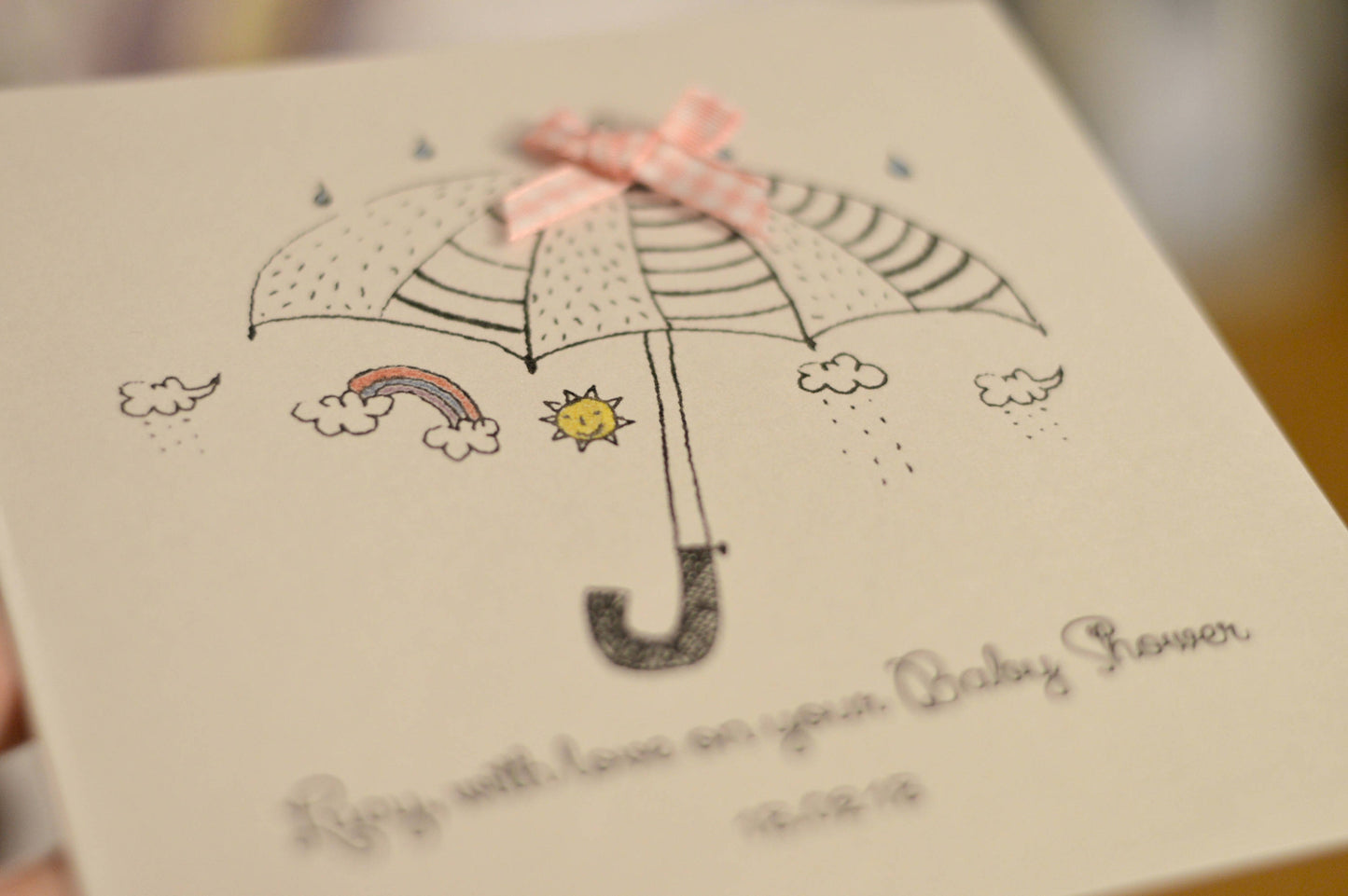 Personalised Baby Shower Card Boy