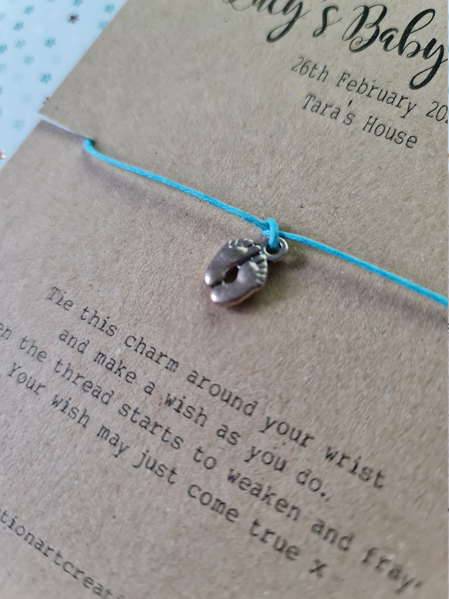 Baby Shower Wish Bracelet