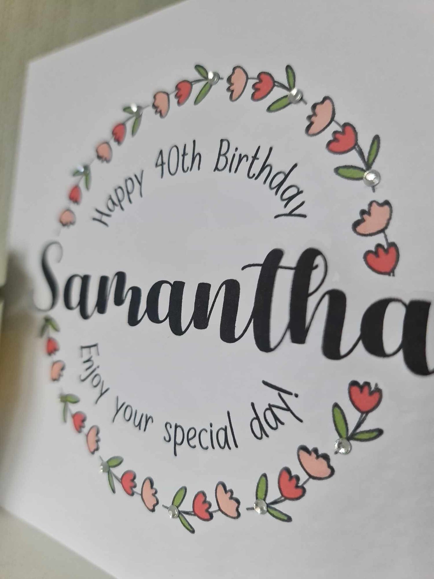 Personalised Ladies Birthday Card
