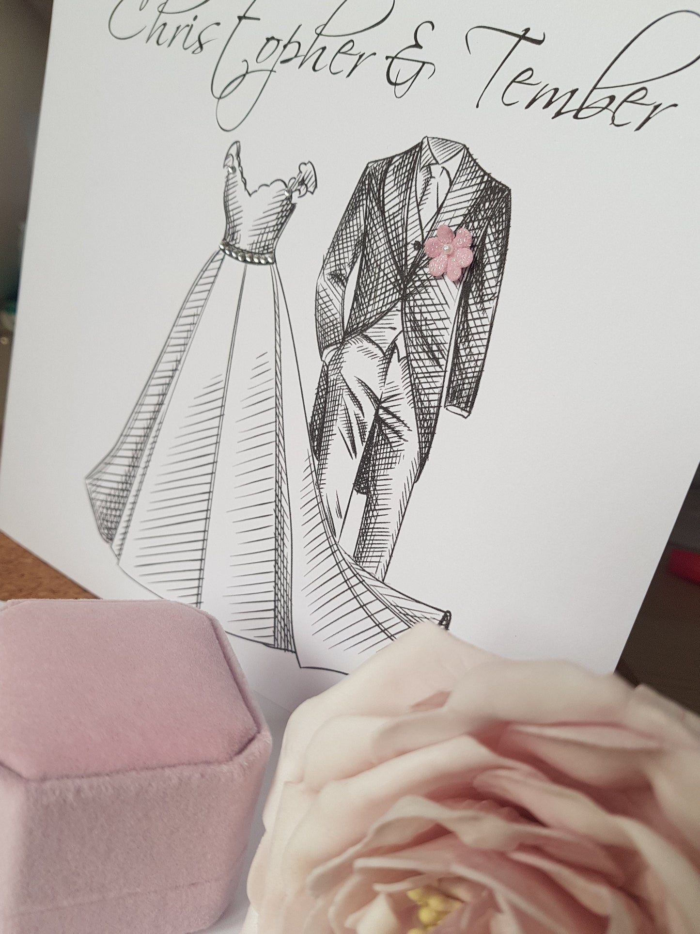 Personalised Couple Wedding Card