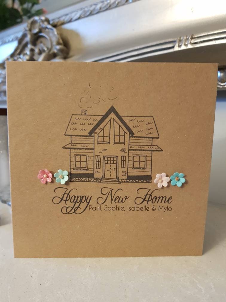 Personalised New Home/Moving Home Card