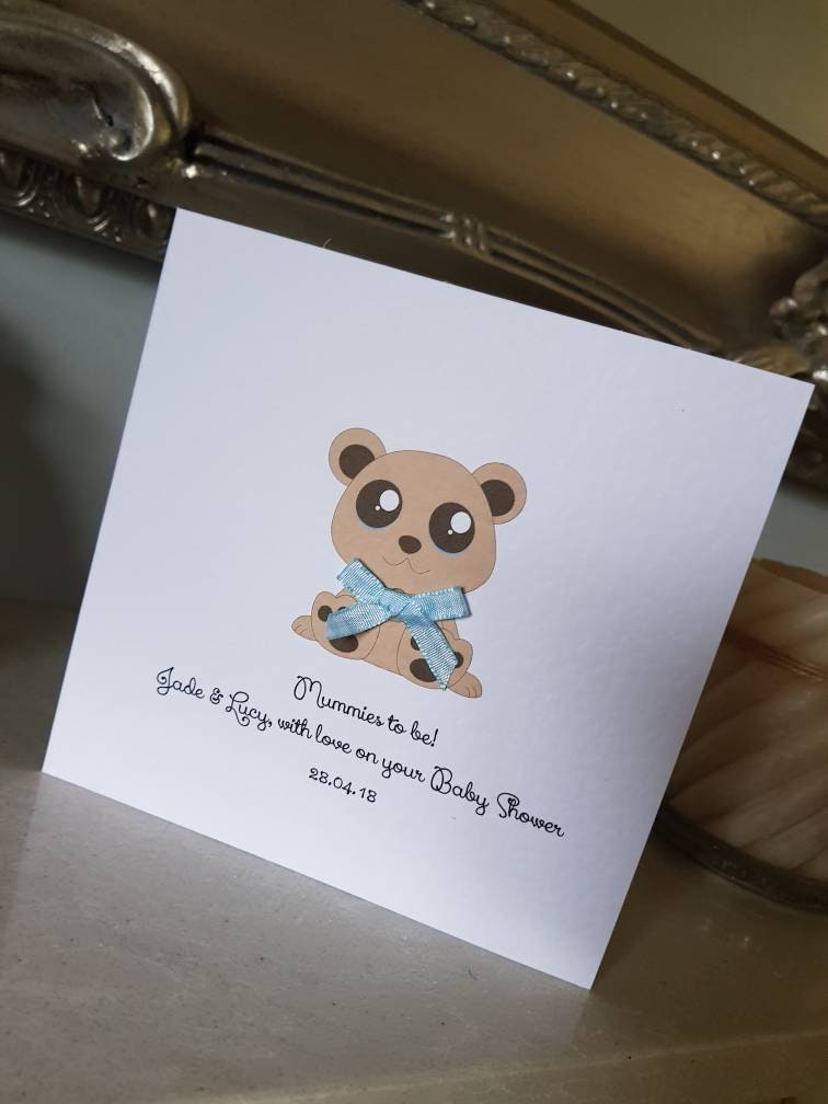 Personalised Baby shower card