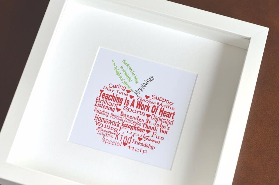 Personalised Teacher Thank You Gift