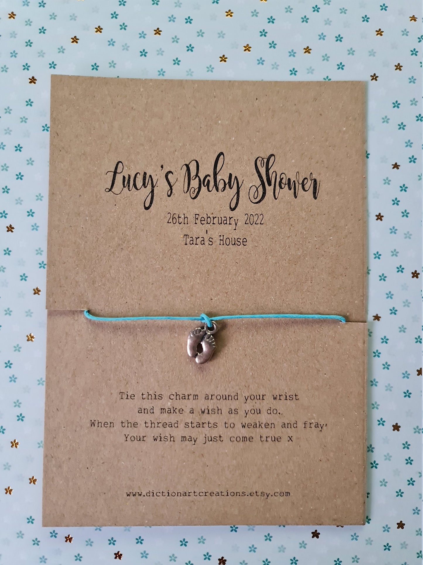 Baby Shower Wish Bracelet