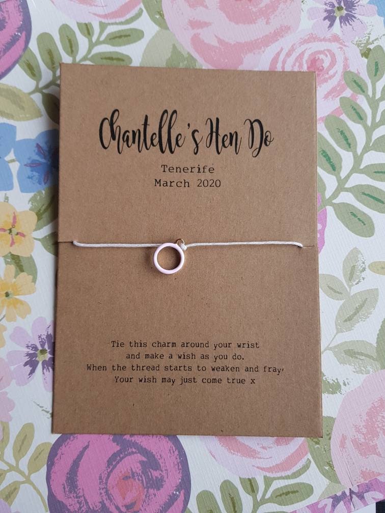 Hen Party Wish Bracelet