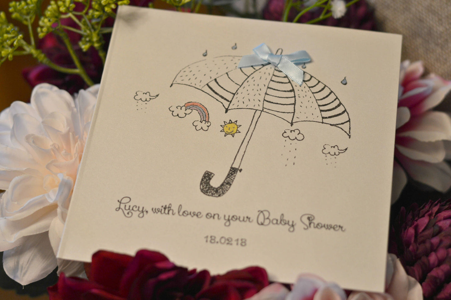 Personalised Baby Shower Card Boy