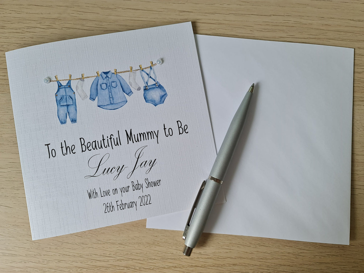 Personalised Baby Shower Card