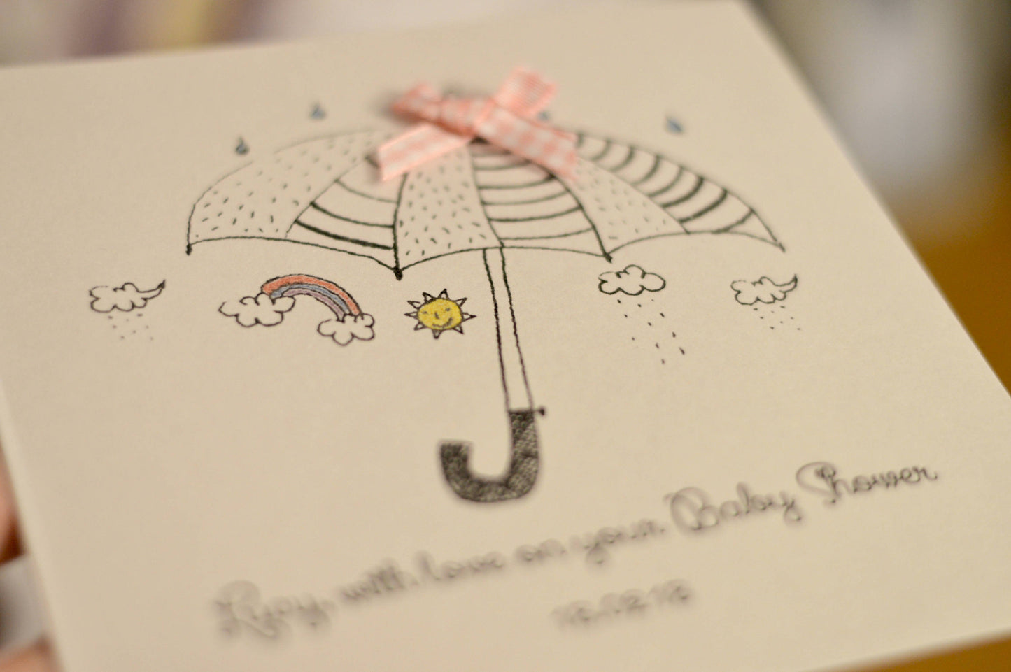 Personalised Baby Shower Card Boy