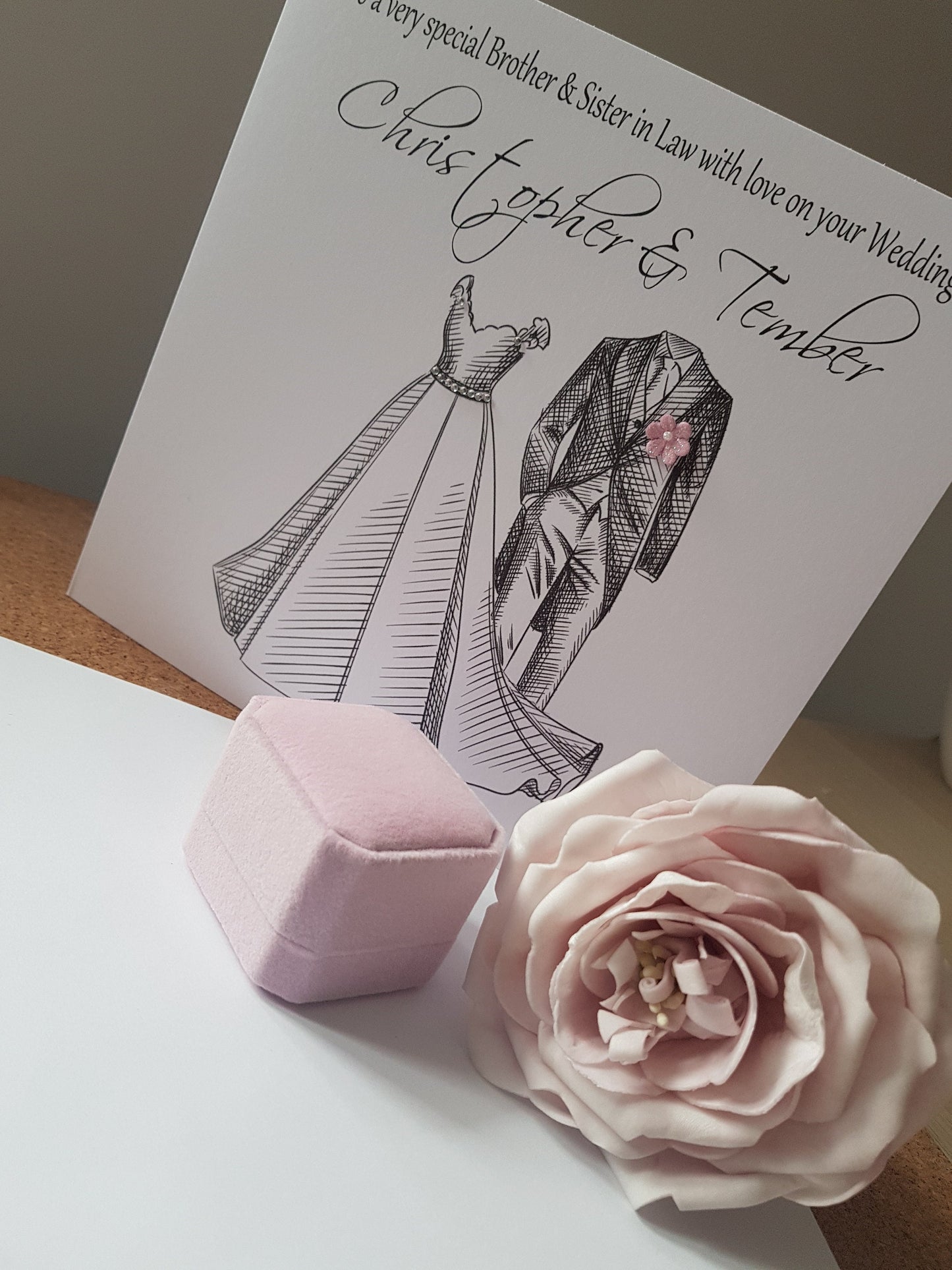 Personalised Couple Wedding Card
