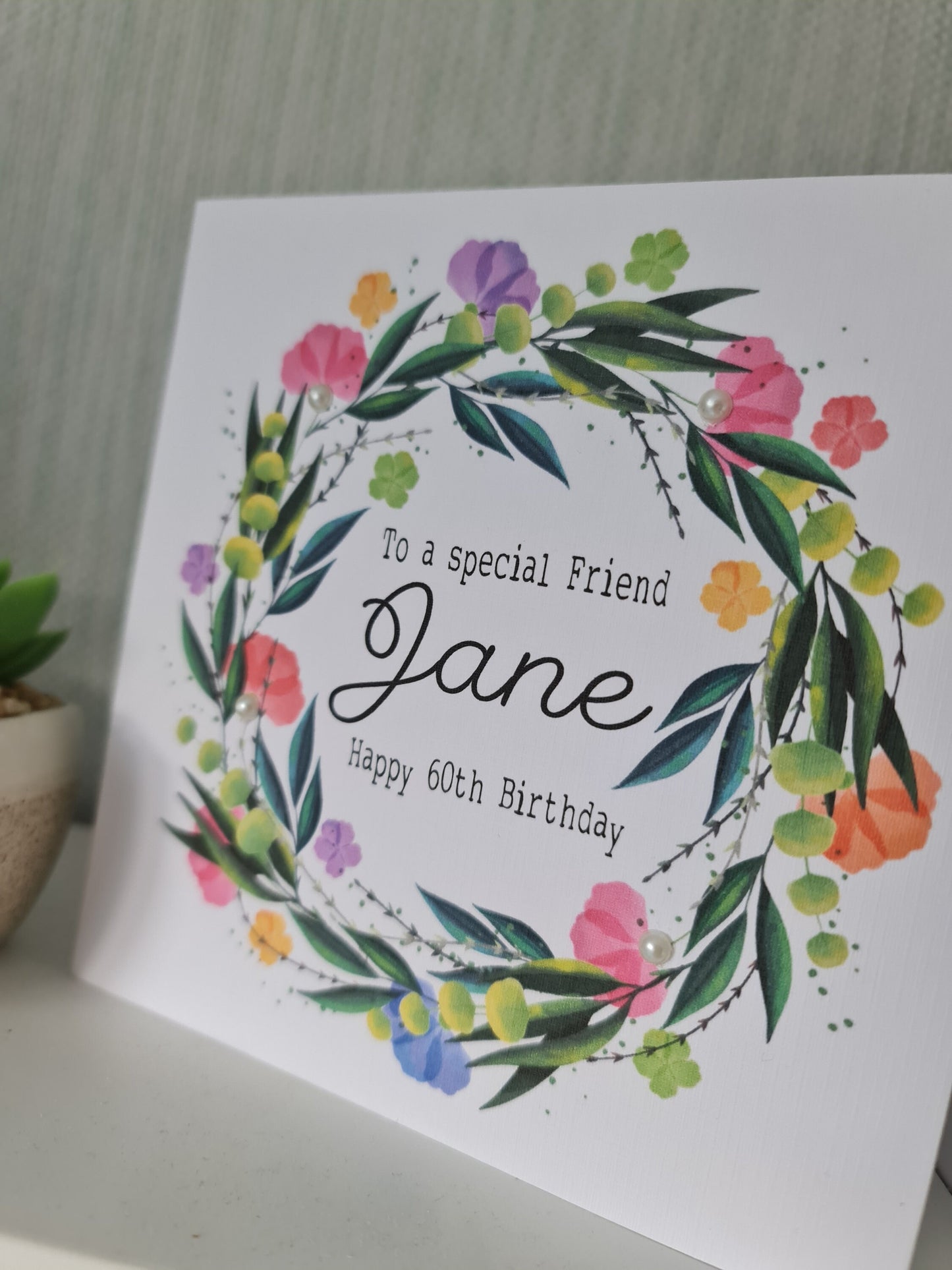 Personalised Ladies Birthday Card