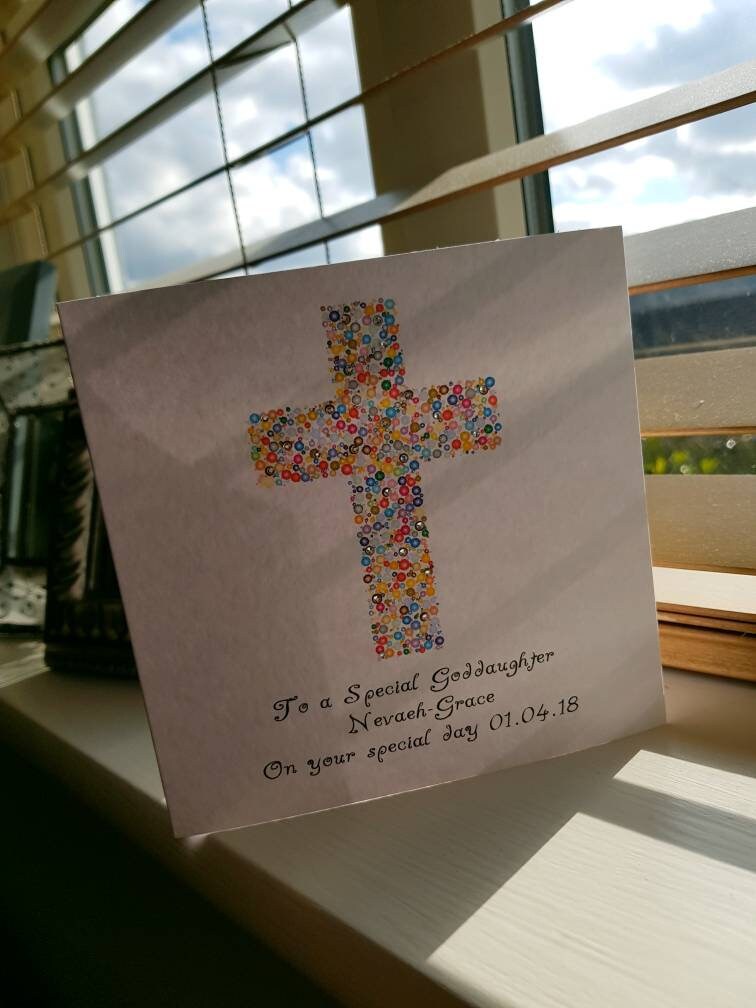 Personalised Christening Card