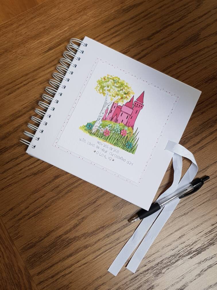Personalised Christening Guest Book