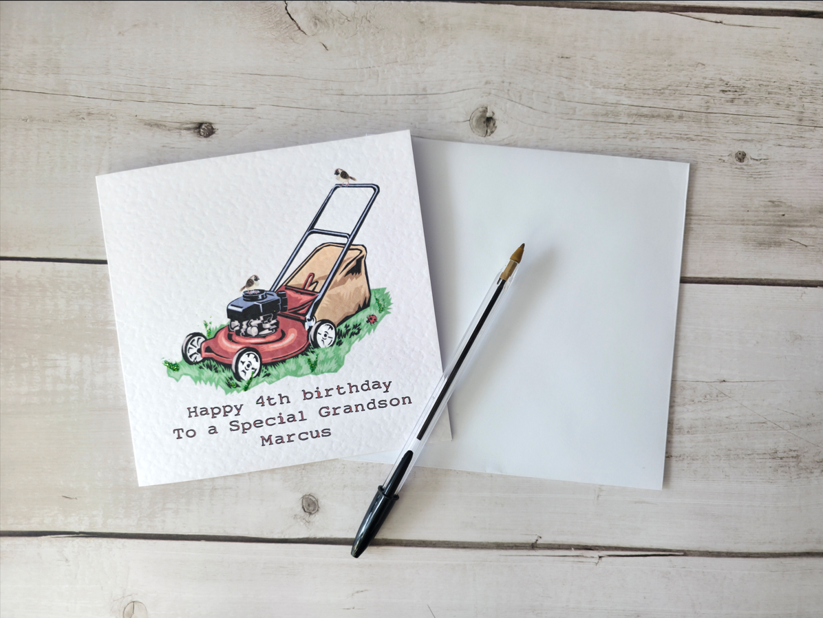 Personalised Gardening Birthday Card