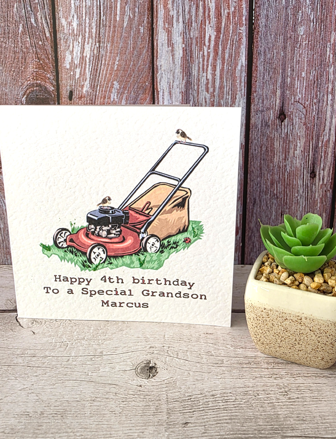 Personalised Gardening Birthday Card