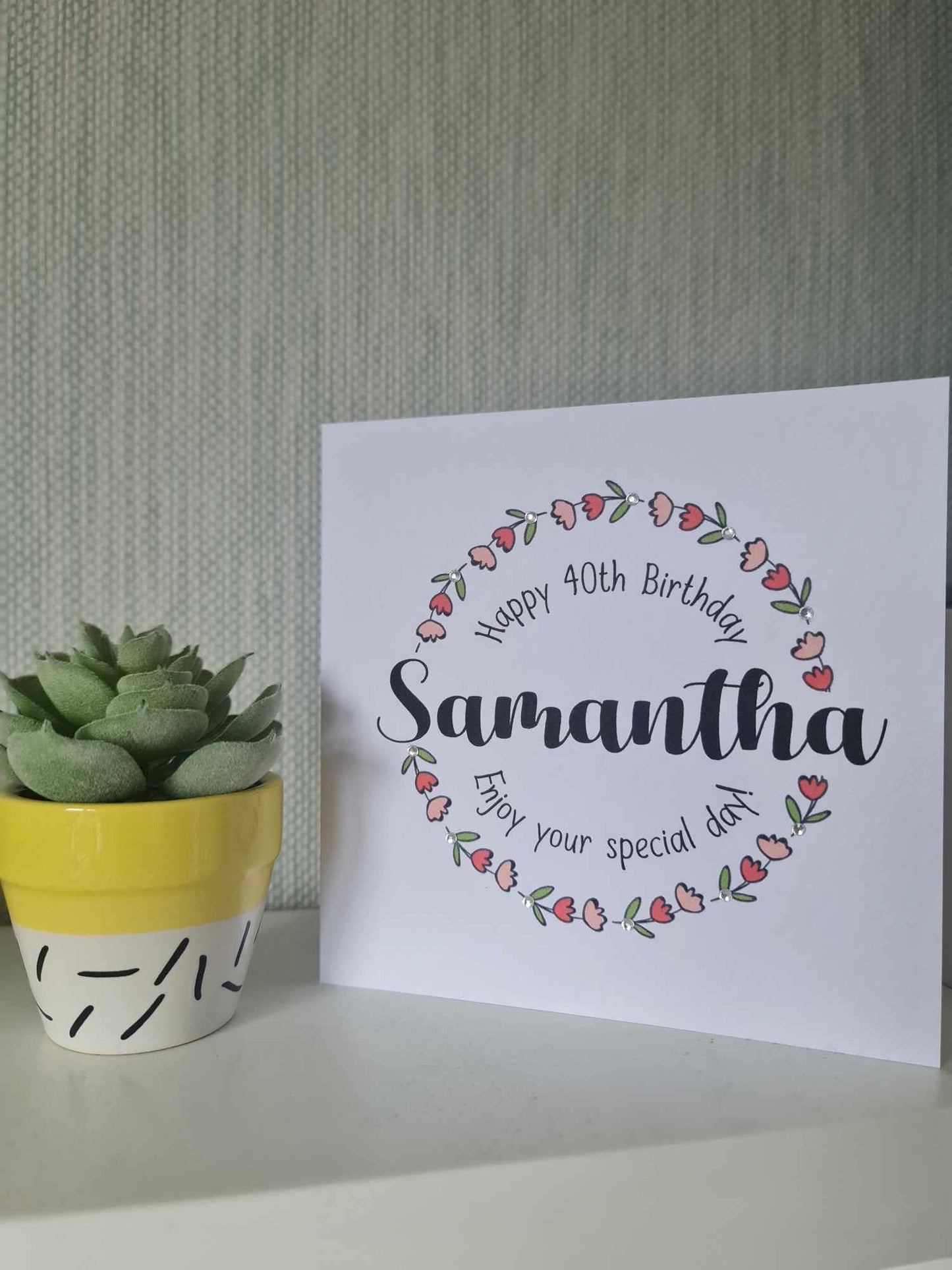 Personalised Ladies Birthday Card