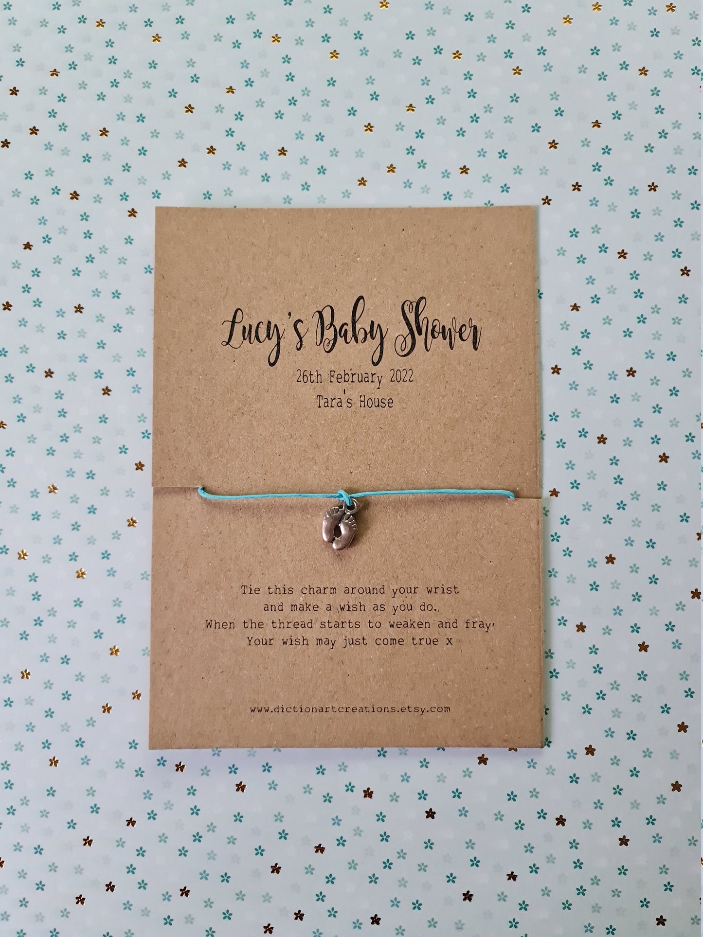 Baby Shower Wish Bracelet