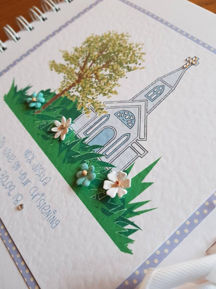 Personalised Christening Guest Book