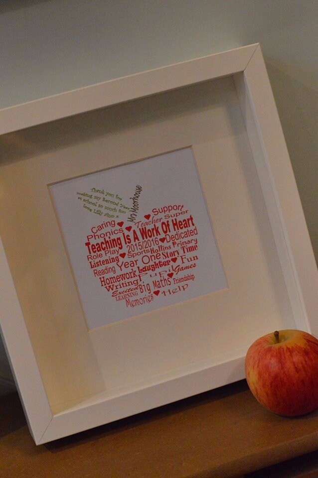 Personalised Teacher Thank You Gift