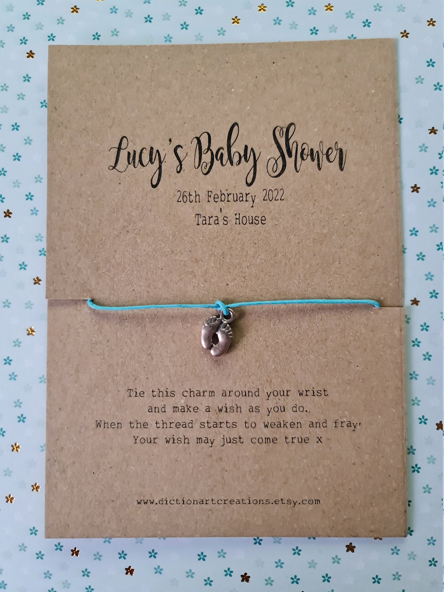 Baby Shower Wish Bracelet