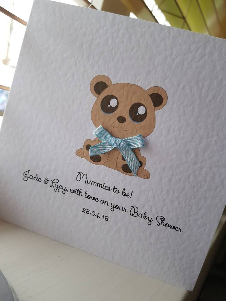 Personalised Baby shower card