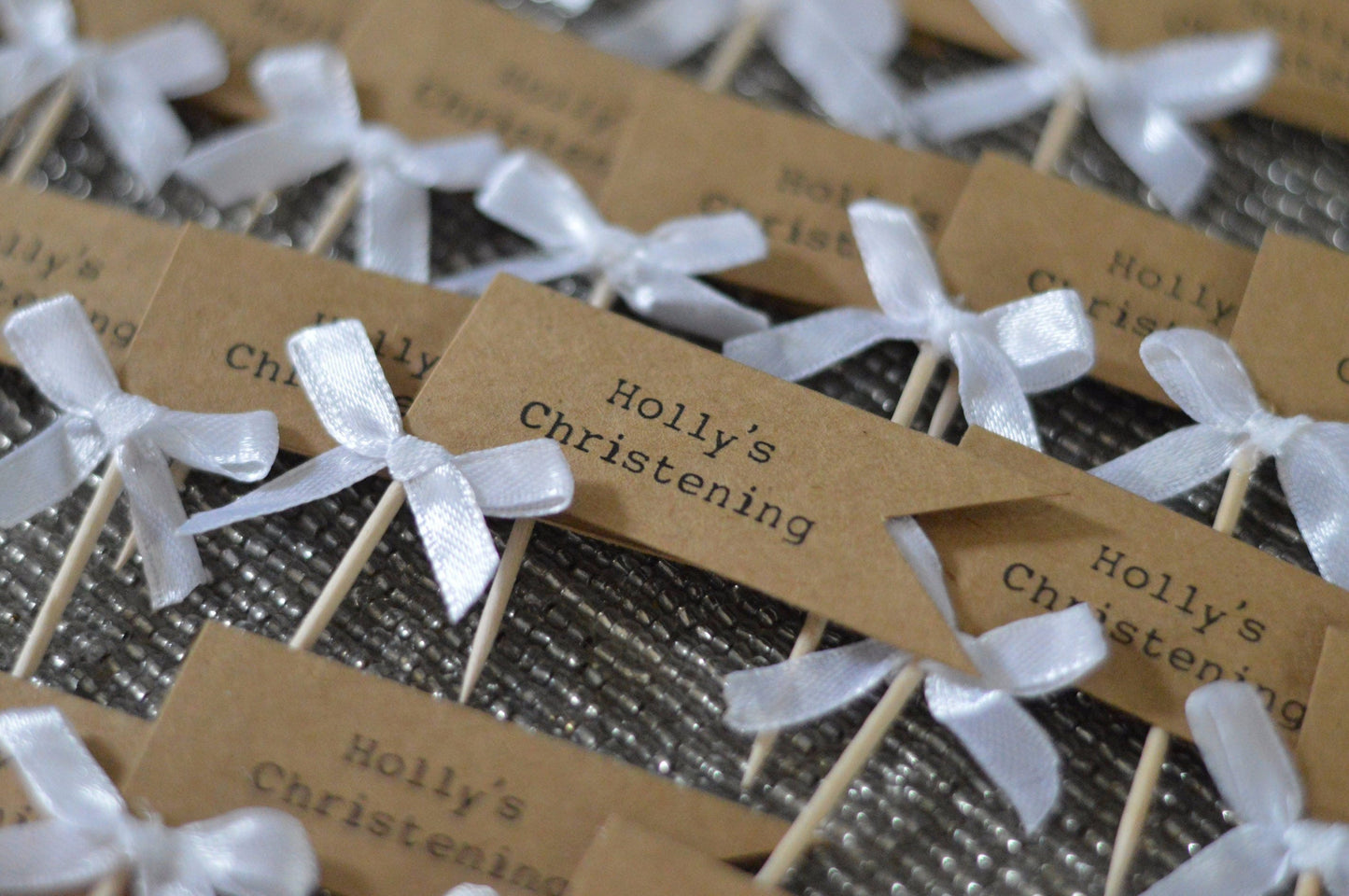 Christening/Baptism Cupcake Toppers (12)