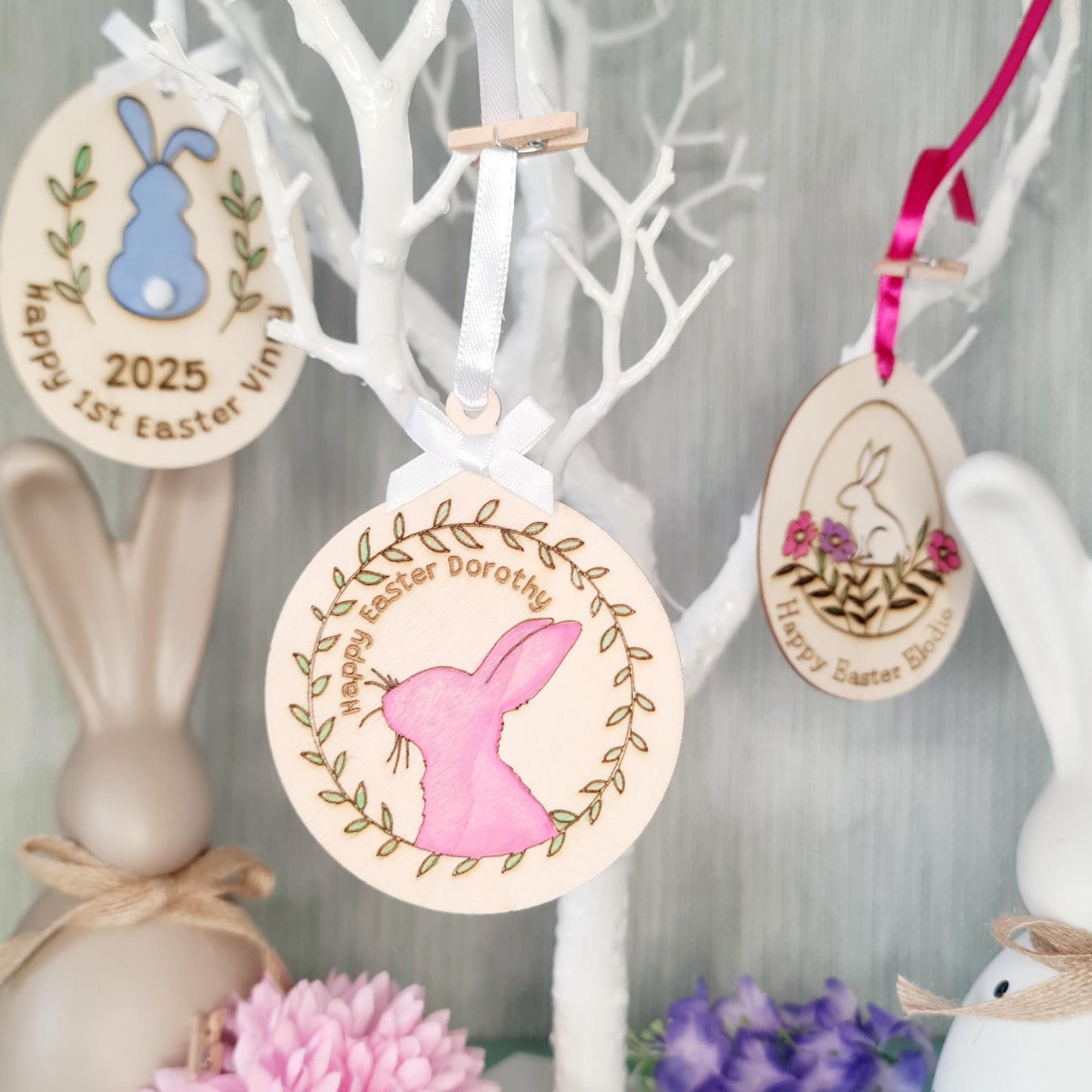 Personalised Easter Decoration Card