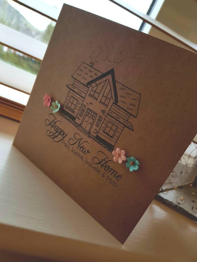 Personalised New Home/Moving Home Card