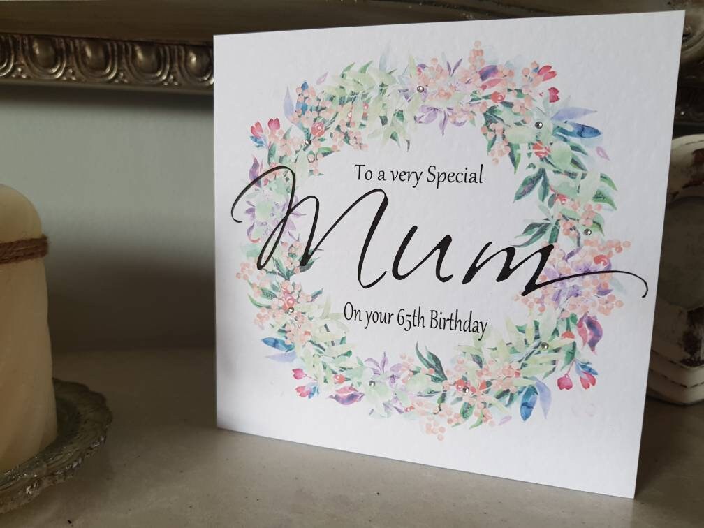 Personalised Mum Birthday Card