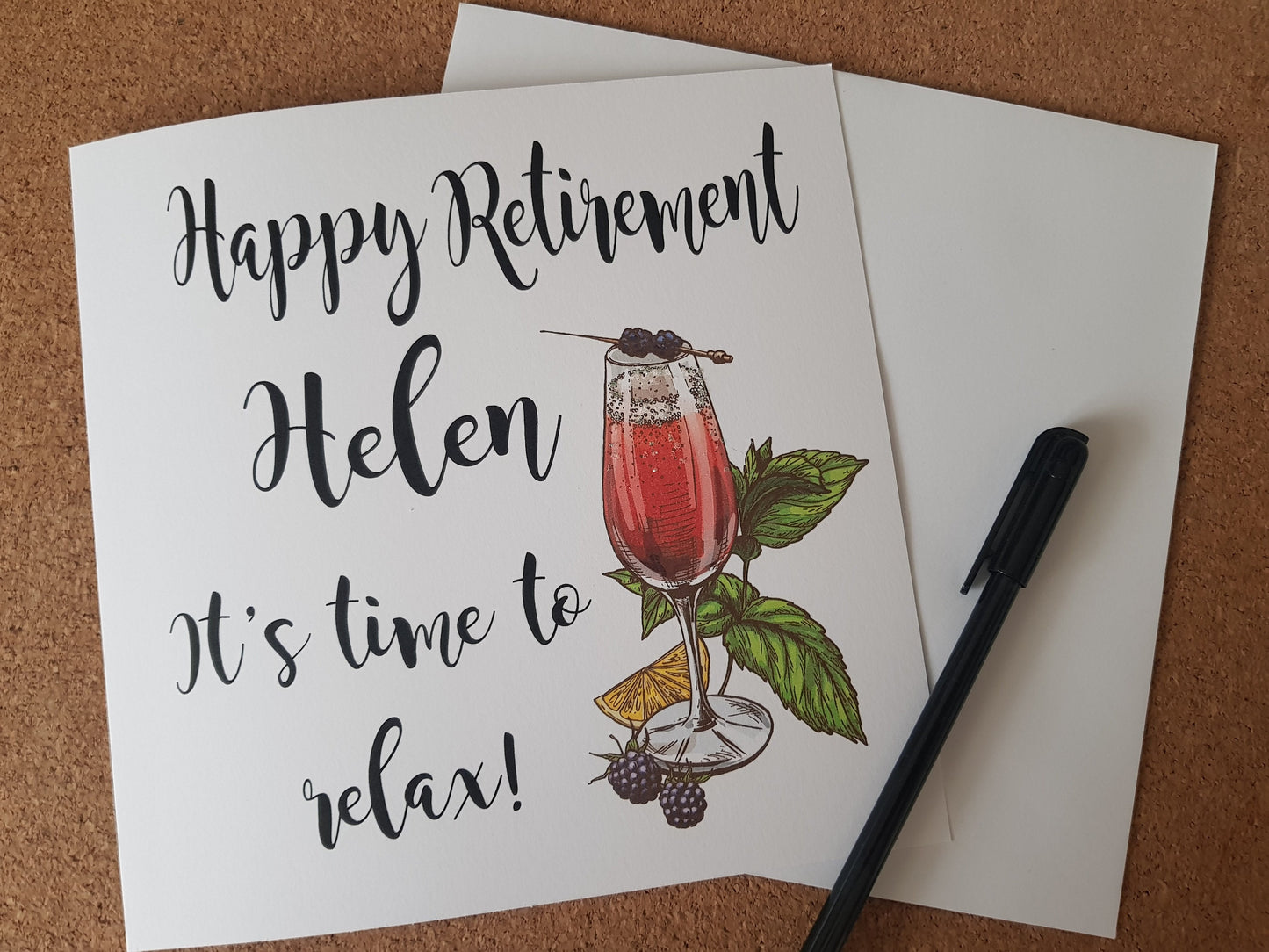 Personalised Retirement Card