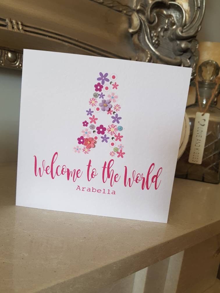 Personalised New Baby Card