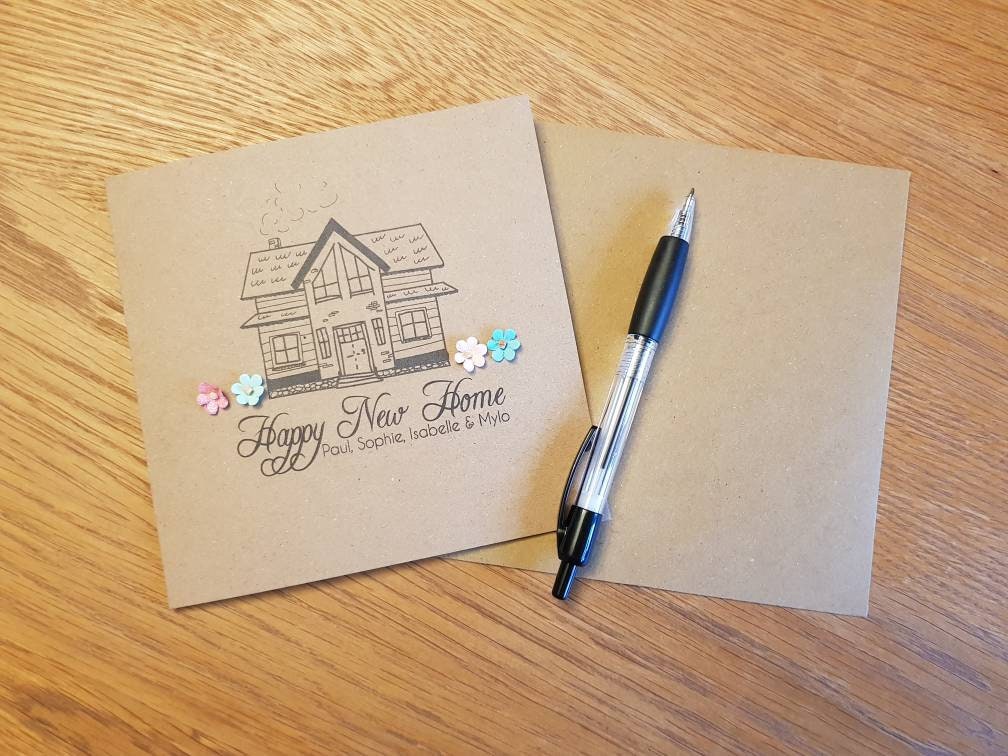 Personalised New Home/Moving Home Card
