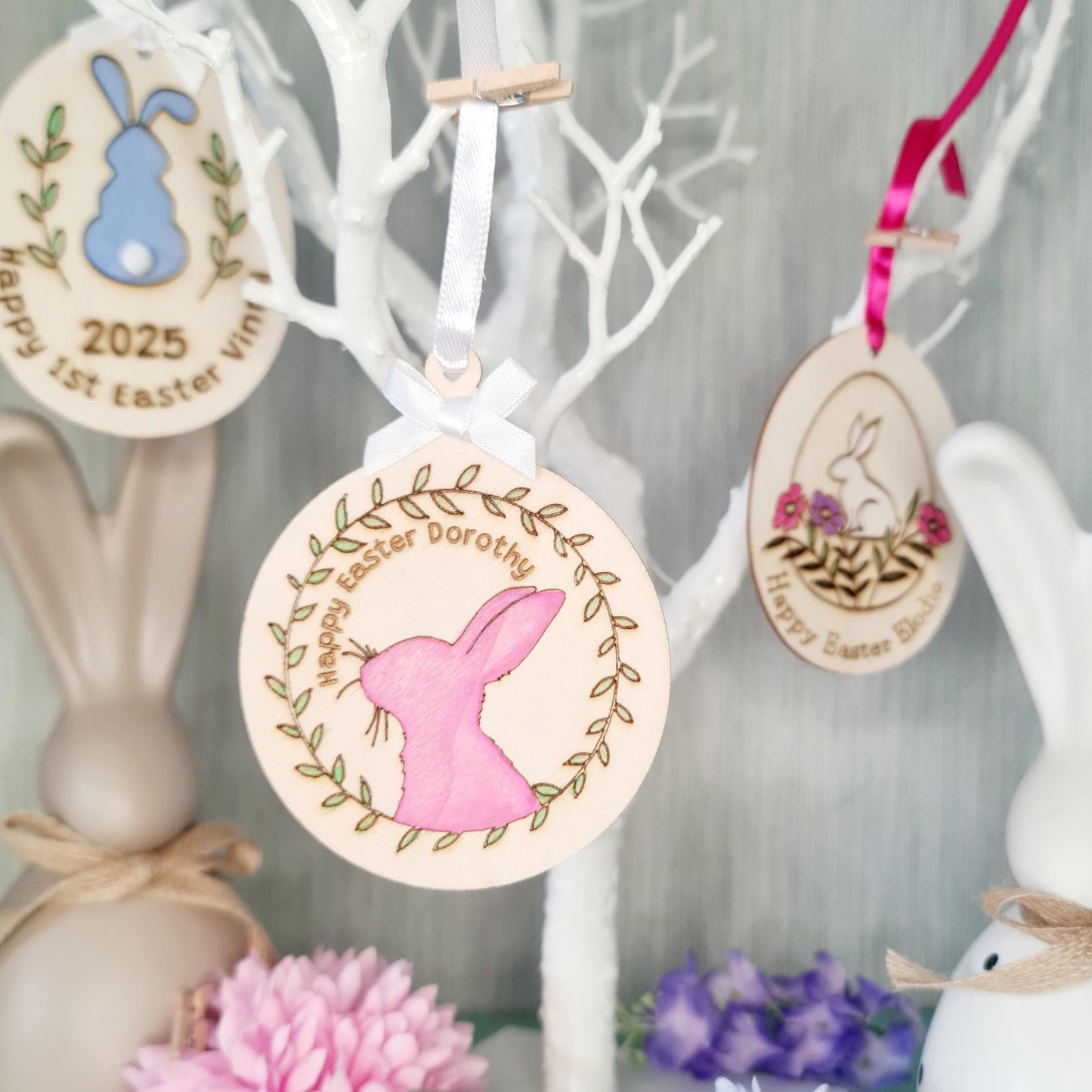 Personalised Easter Decoration Card