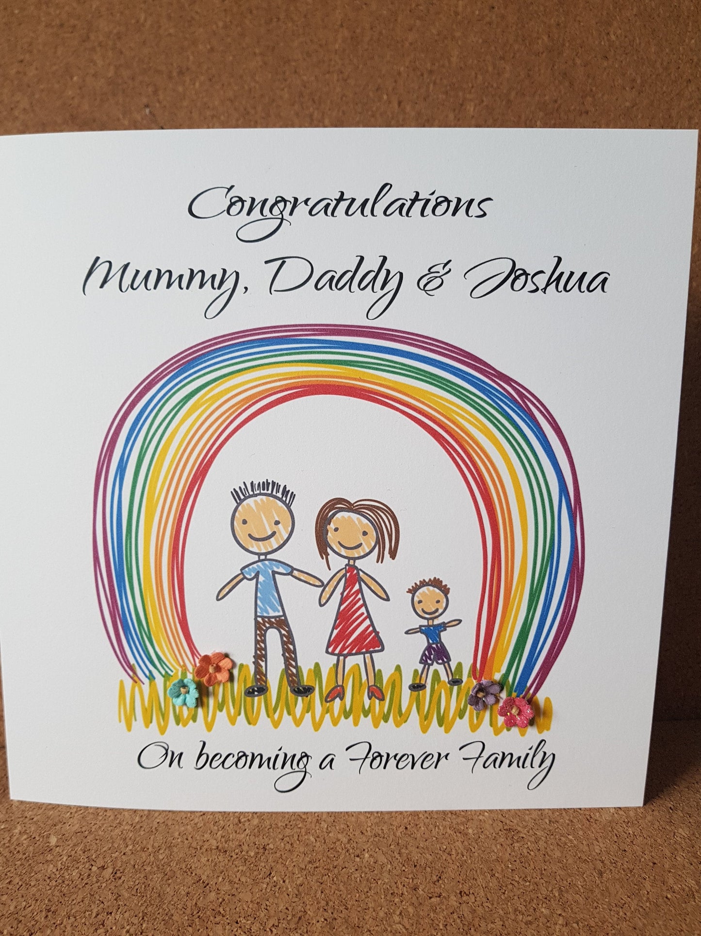Personalised Adoption Card