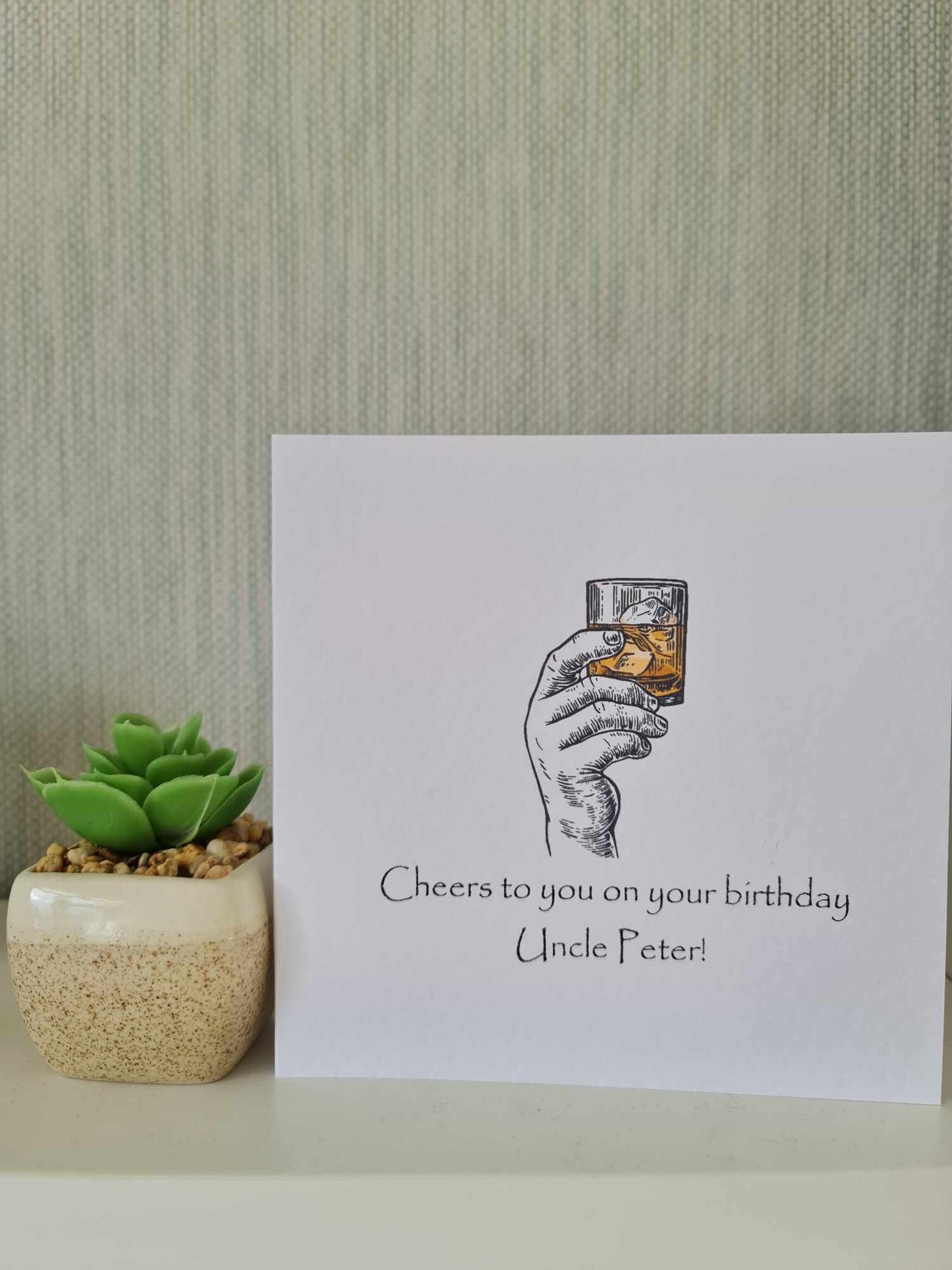 Whiskey Birthday Card