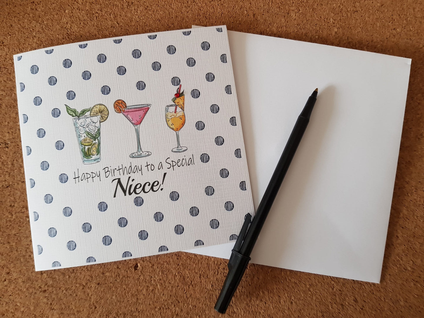 Personalised Cocktail Birthday Card