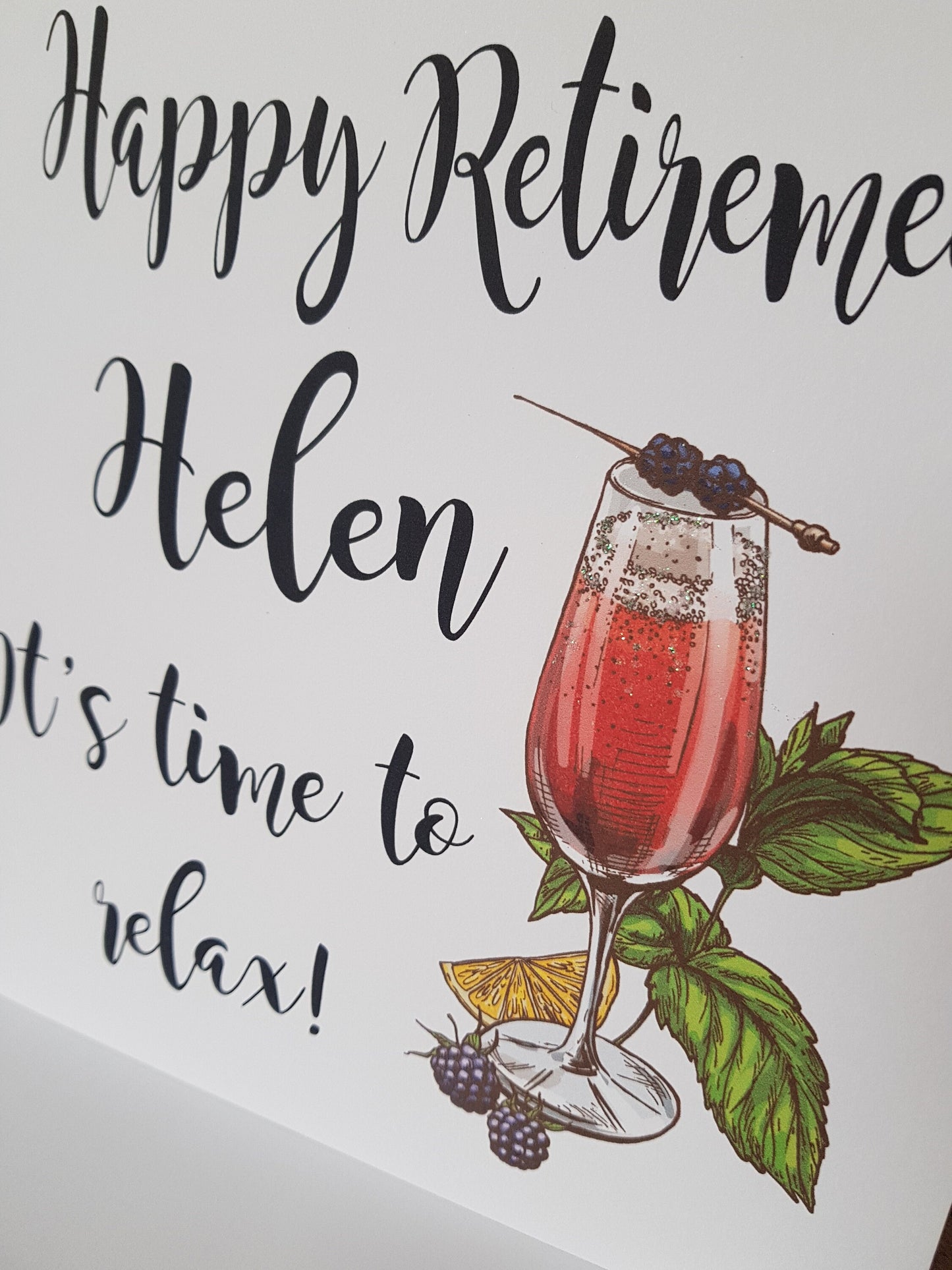 Personalised Retirement Card