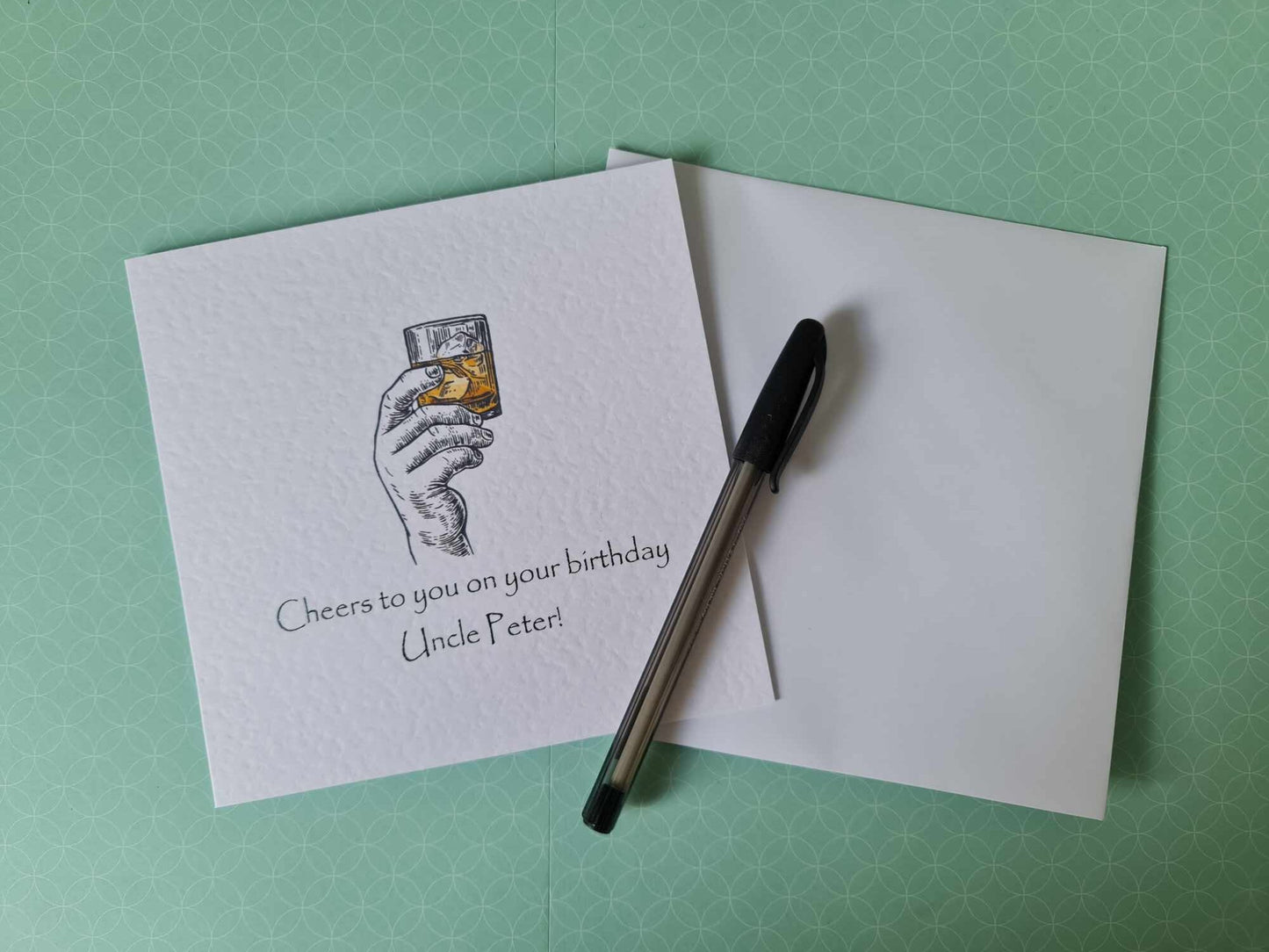 Whiskey Birthday Card