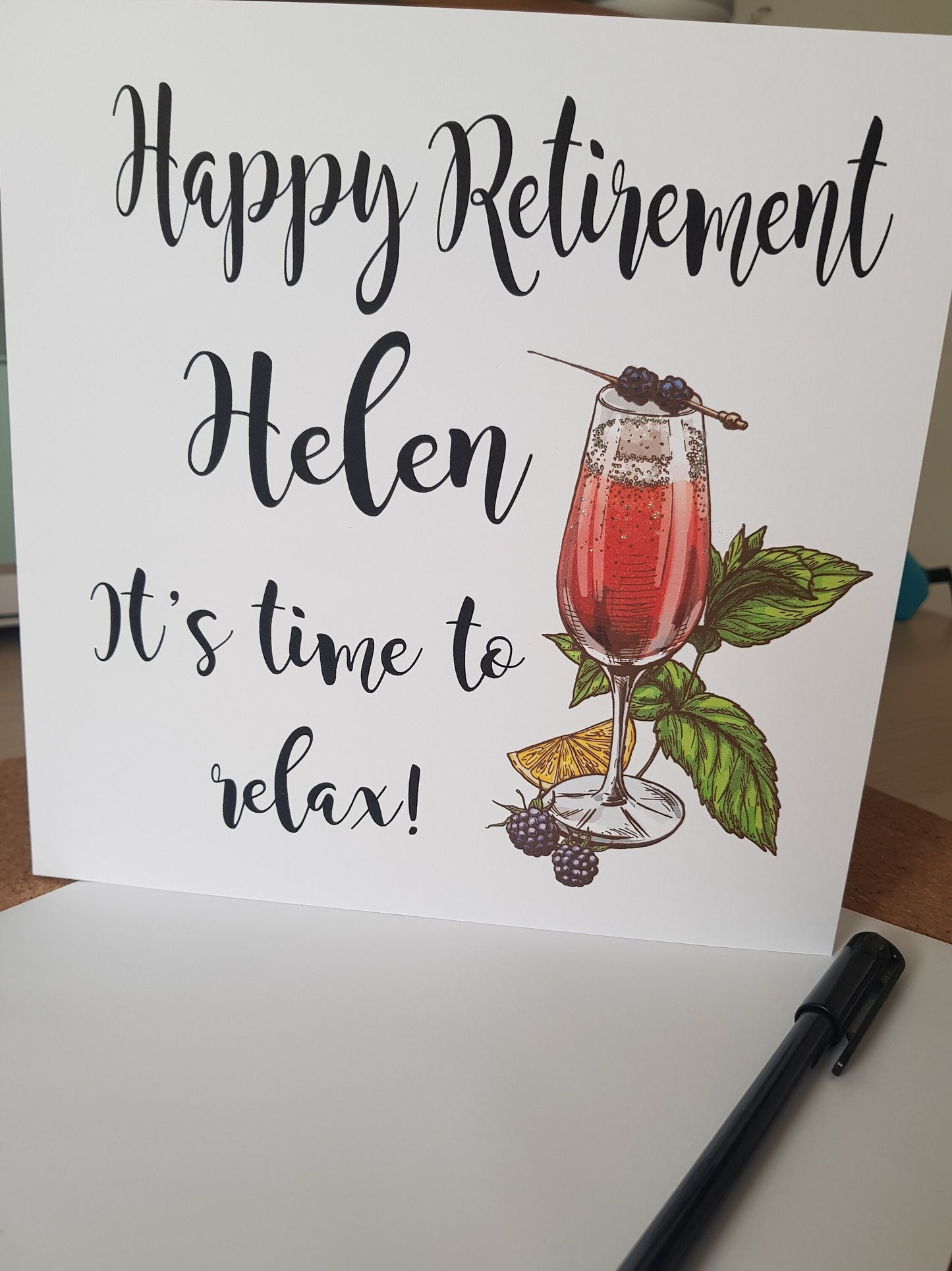 Personalised Retirement Card